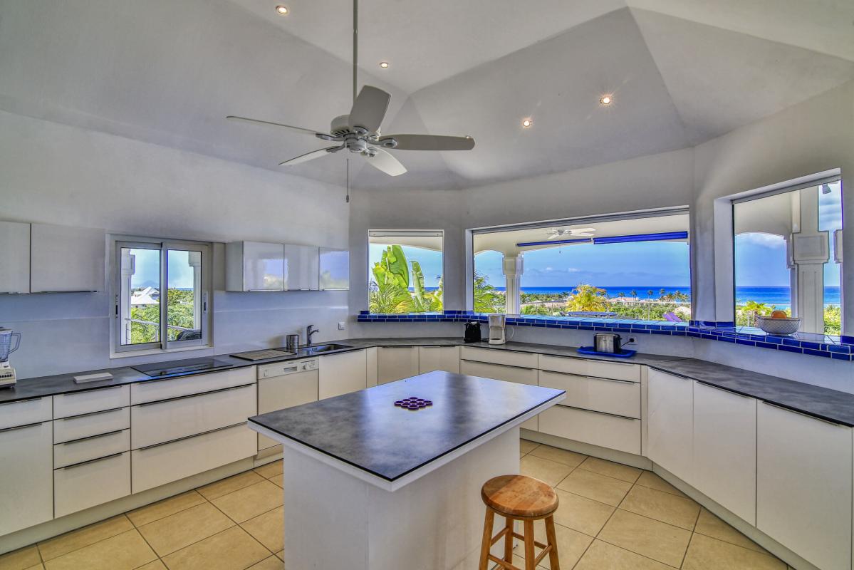 15.Location villa Oceane Terres Basses Saint Martin - Cuisine